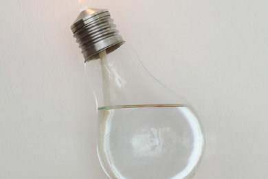 Keep On Shining - Glühbirnen-Öllampe