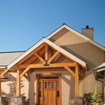 Rogue Valley Entry Doors - Decorative textured all wood entry with sidelites