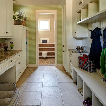 Pool Bath with adjoining Laundry