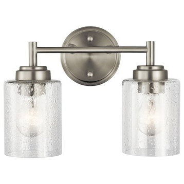 Bath 2-Light, Brushed Nickel