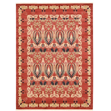 Traditional Stirling 8'x11' Rectangle Sienna Area Rug