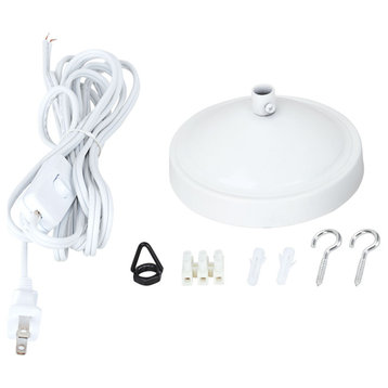 Aspen Creative 21042 Chandelier Plug-in Conversion Kit with 14-Foot Cord