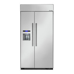 Thermador 42" Built In Side By Side Refrigerator, Stainless Steel | T42BD810NS - Refrigerators