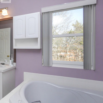 Sleek Bathroom with New Window - Renewal by Andersen Long Island