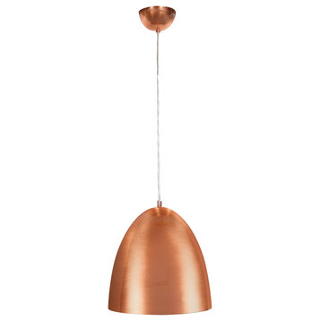 Essence 1 Light Pendant, Brushed Copper