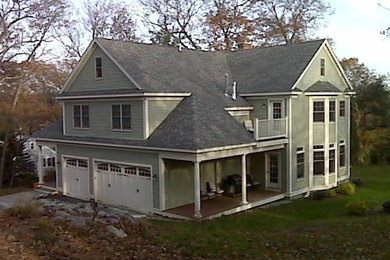 Inspiration for a contemporary exterior home remodel in Boston