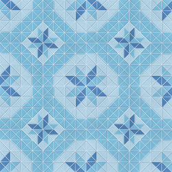 Artistic Pool Tile: Santorini Twist Blossom TR-SA-TBL2 - Mosaic Tile