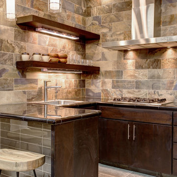 The Stewart Display - Mongolian Desert Slate & Halsted Glass