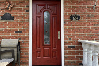 Arts and crafts entryway photo in New York