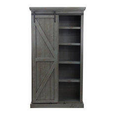 50 Most Por Farmhouse Pantry Cabinets For 2019 Houzz Rustic Provincial Pantry Red
