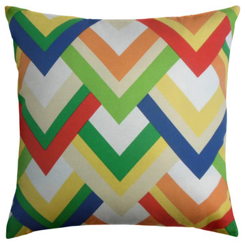 The Pillow Collection Multi Corp Throw Pillow, 24"x24"