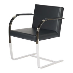 Espania Lounge Chair | Black - Indoor Chaise Lounge Chairs