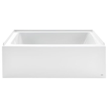 American Standard 2973.102 Studio 60" Soaking Bathtub for Alcove - White