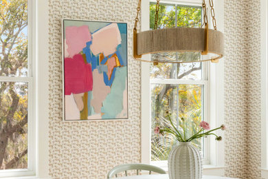 Transitional kitchen photo in Charleston