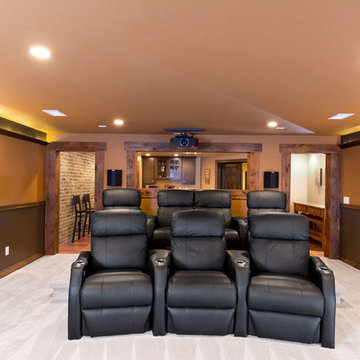 Basement Home Theater Platform Seating