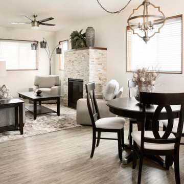 Great Living Room & Dining Room Design