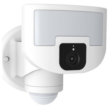 Nightwatcher VSL95 Robotic Motion WiFi Security Light Camera, White