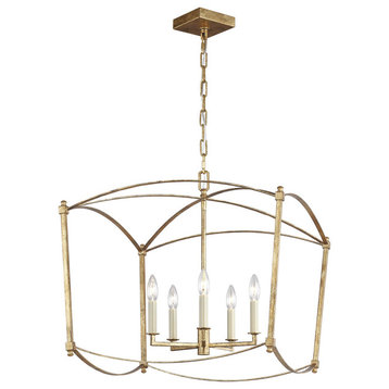 Thayer 5-Light Single Tier Chandelier, Antique Guild