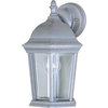 Maxim 1024 Builder Cast 12" 1 Light Wall Sconce - Pewter / Clear Glass