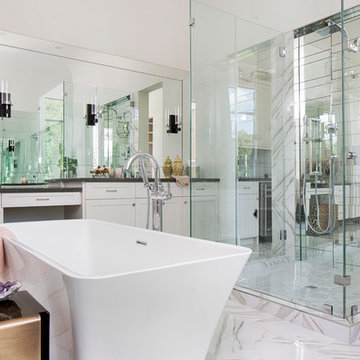 Modern Spec Home | Primary Bathroom