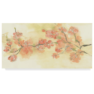 Chris Paschke 'Tinted Blossoms I' Canvas Art, 32"x16"