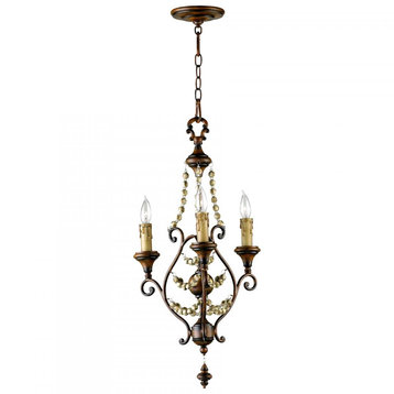 30.5" Meriel Three Light Chandelier from the Lighting Collection