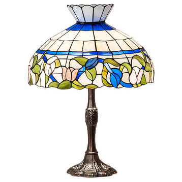 Meyda Lighting 232796 26" High Rose Vine Table Lamp