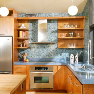 75 Beautiful Mid Century Modern Kitchen With Concrete Countertops