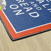 Flagship Carpets CE349-08W 2'x3' Keep Calm And Read On Educational Rug