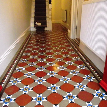 Victorian Hallway Tiles Cleaned and Sealed in Bideford