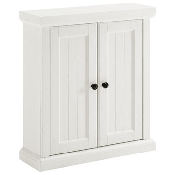 Seaside Wall Cabinet Distressed White