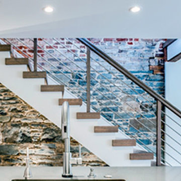 Project #40 | Contemporary Staircase in Historic Georgetown Home