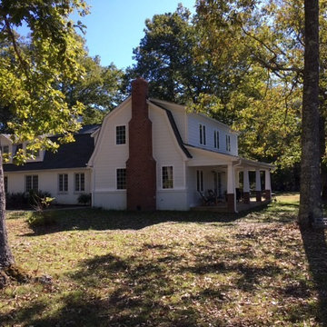 Dutch Colonial Design with Full Porch 2-story addition with custom kitchen