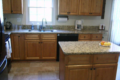 Installed New Granite Countertops Kitchen