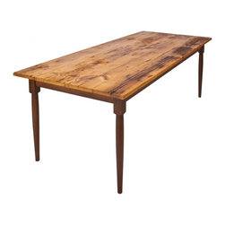 Reclaimed Barnwood Farm Table - Dining Tables
