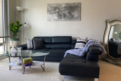 Living room photo in Baltimore