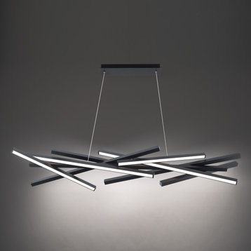 Parallax LED Chandelier in Black