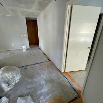 Condo Facelift, paint, smooth ceiling, can lights