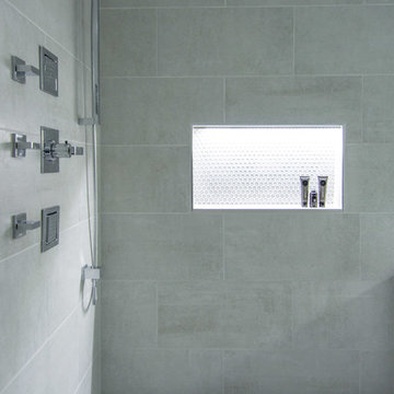 Lighting Play in a Master Bath