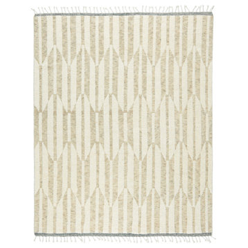 Jaipur Living Quest Hand-Knotted Geometric Area Rug, Beige and Ivory, 10'x14'