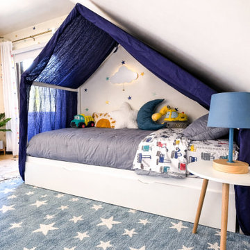 Asher's "Construction Trucks" bedroom Reno