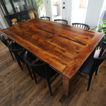 Reclaimed Wood Harvest Tables