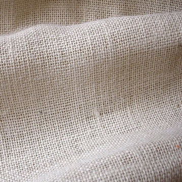 Ivory Polyester Fabric By The Yard, 6 Yards For Curtain, Dress Wholesale