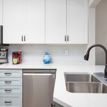 Kitchen Remodel Done in a Subtle Two-Tone Color