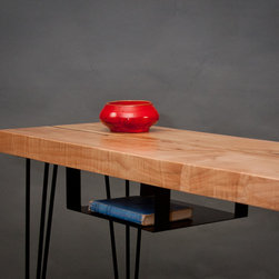Live Edge Maple Console Table - Side Tables And End Tables