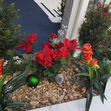 Seasonal Artificial Outdoor Floral Arrangements
