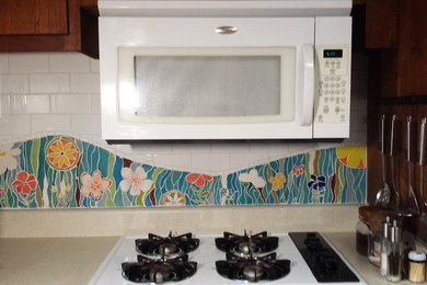 Inspiration for a small timeless kitchen remodel in Other