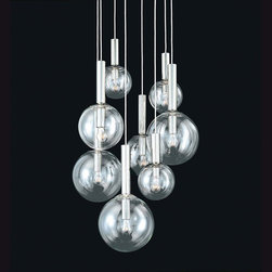 Sonneman Bubbles 8-Light 23" Pendant - Pendant Lighting