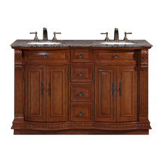 55 inch double sink bathroom vanities | houzz 55 inch double sink bathroom vanities | houzz