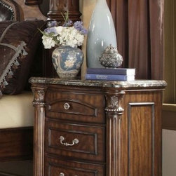 AICO Furniture - Nightstand - N53040-46NC - Bedroom Products